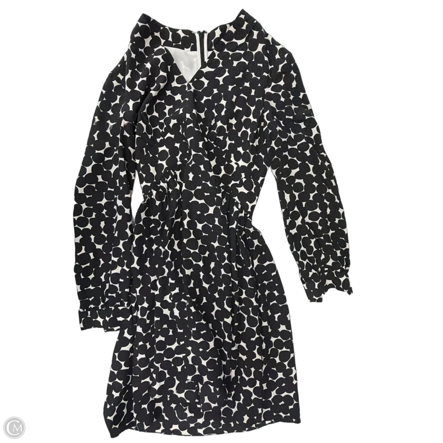Dress Designer By Kate Spade In Black & White, Size: S