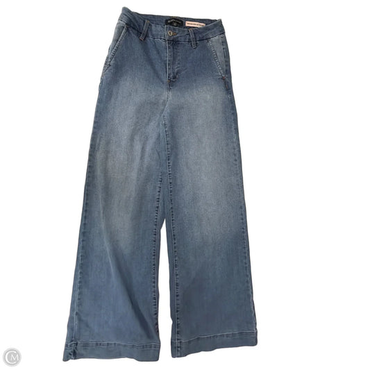 Jeans Wide Leg By Bcbgeneration In Blue Denim, Size: 4