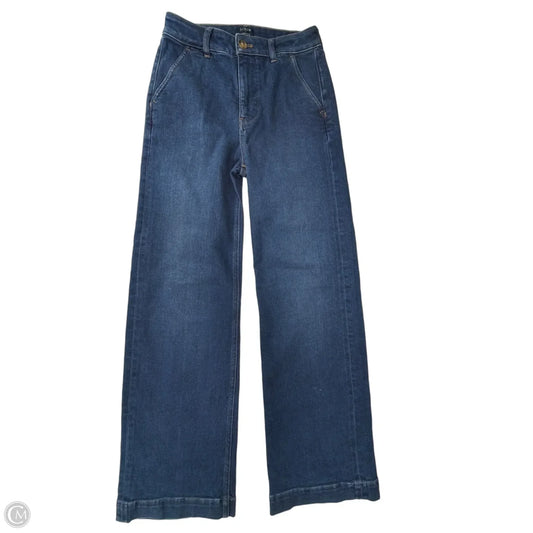 Jeans Straight By J. Crew In Blue Denim, Size: 2