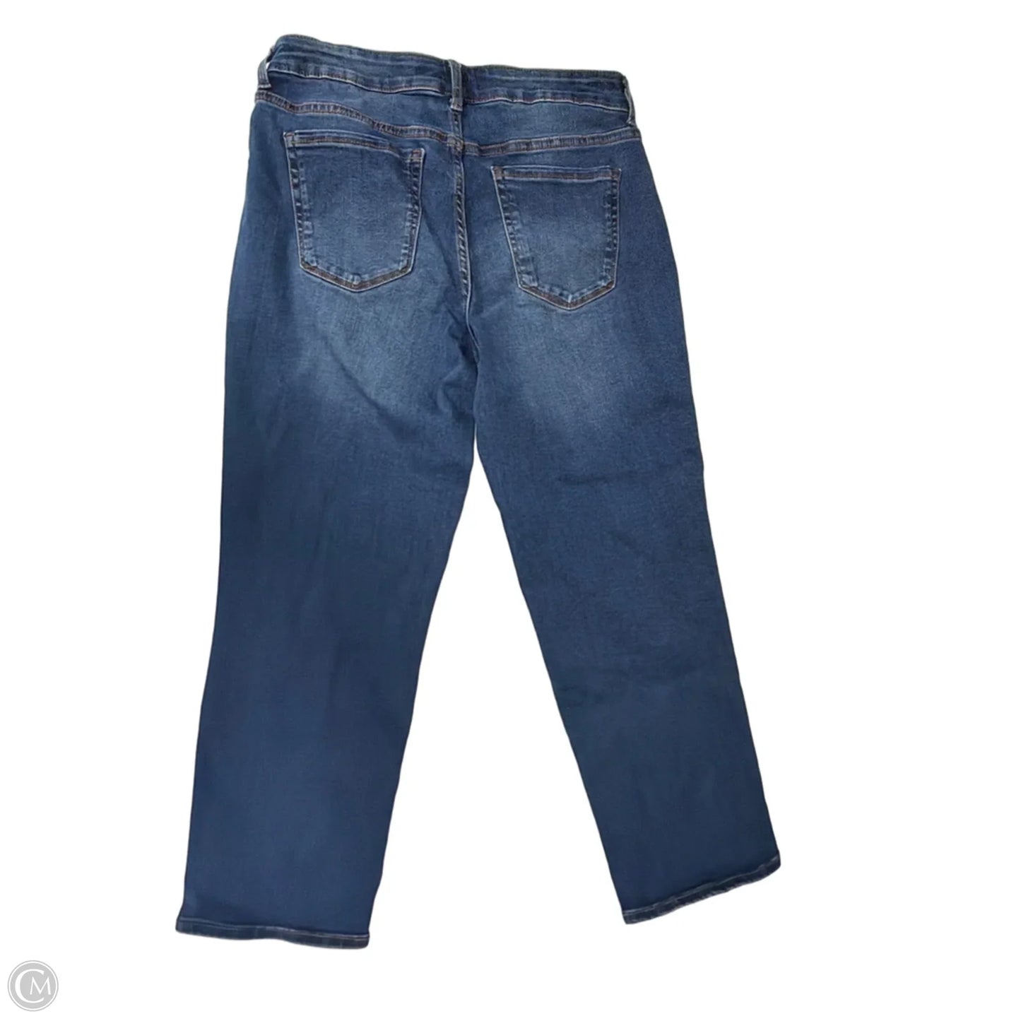 Jeans Straight By Falls Creek In Blue Denim, Size: 8