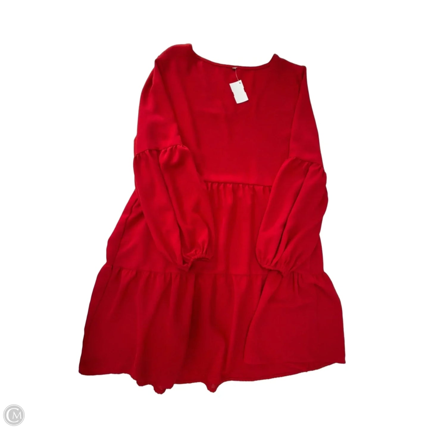Dress Casual Midi By Clothes Mentor In Red, Size: M