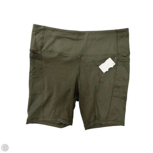 Athletic Shorts By Athletic Works In Green, Size: L