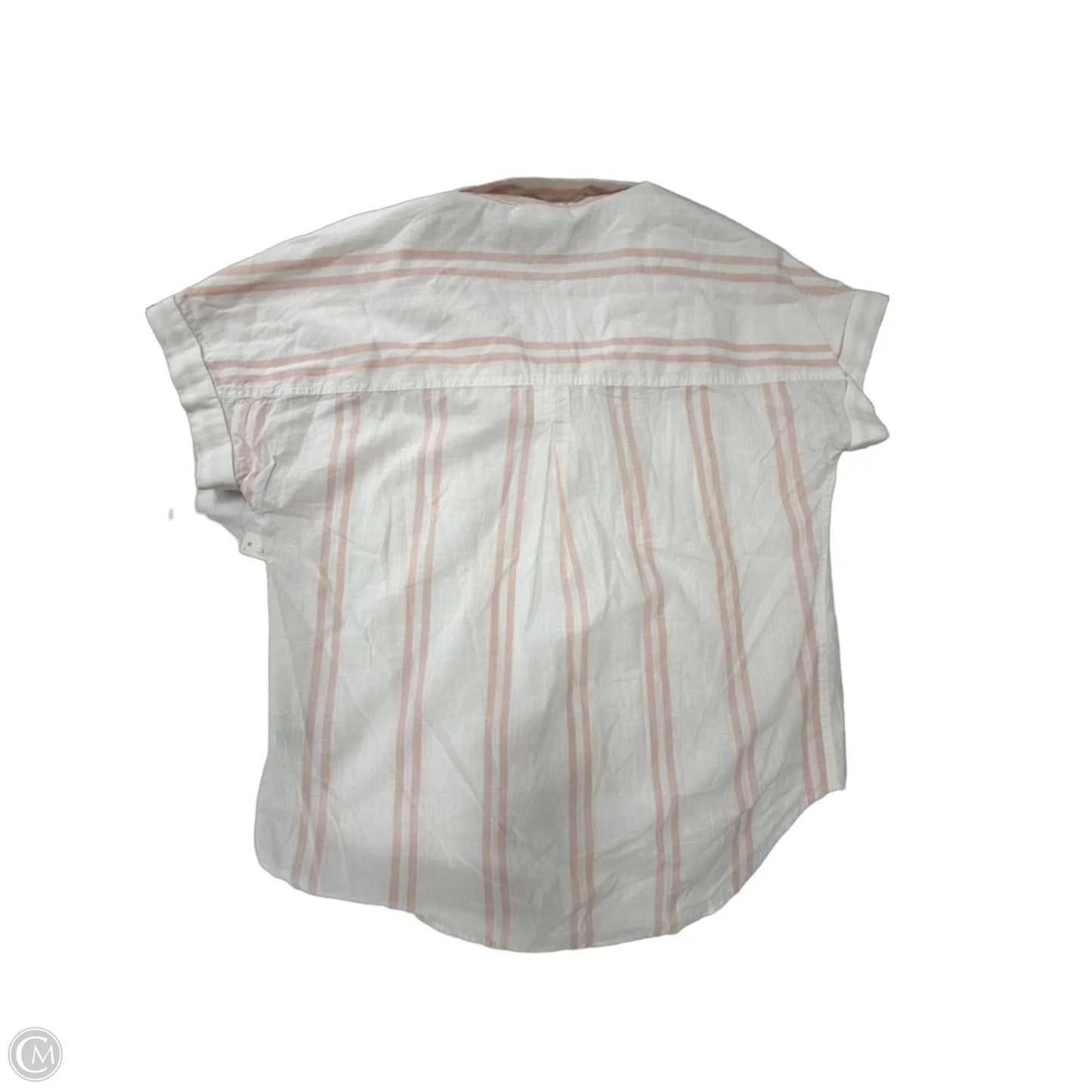 Top Short Sleeve By Clothes Mentor In Plaid Pattern, Size: L