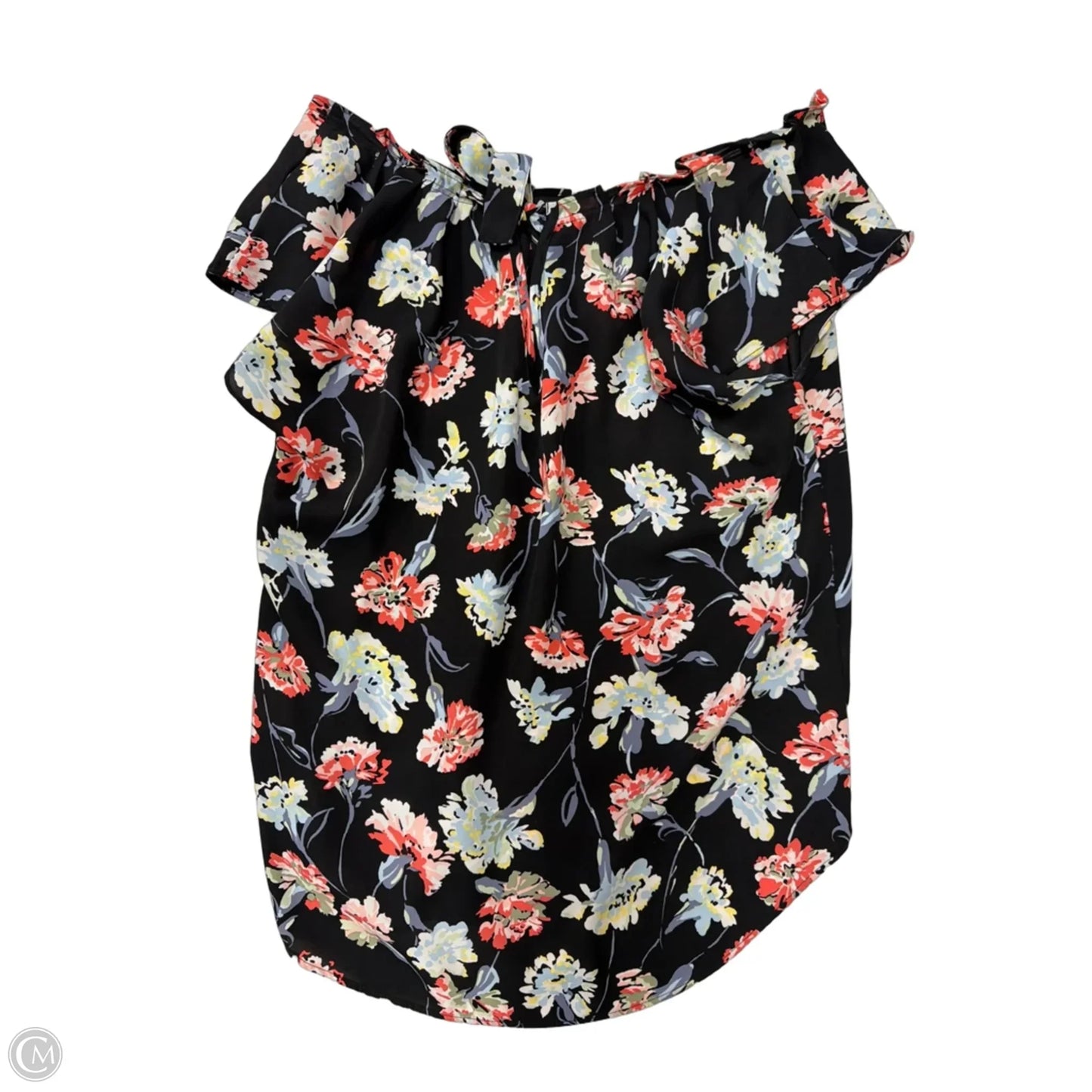 Top Short Sleeve By Lc Lauren Conrad In Floral Print, Size: S