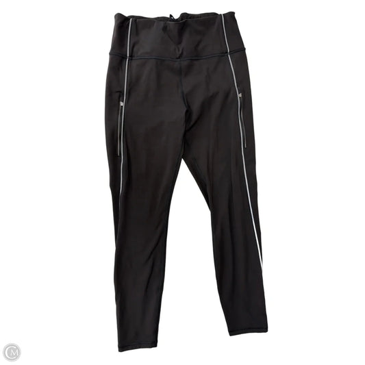 Athletic Leggings By Athleta In Black, Size: M