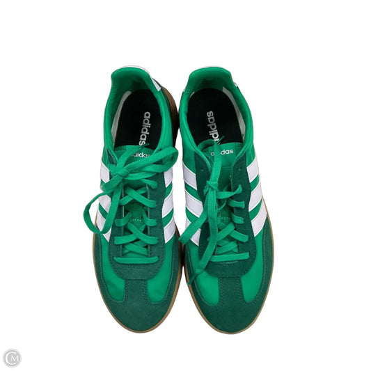 Shoes Athletic By Adidas In Green & White, Size: 11
