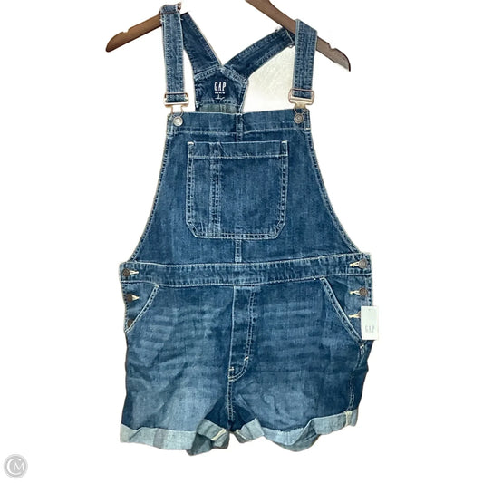 Shortalls By Gap In Blue Denim, Size: Xl