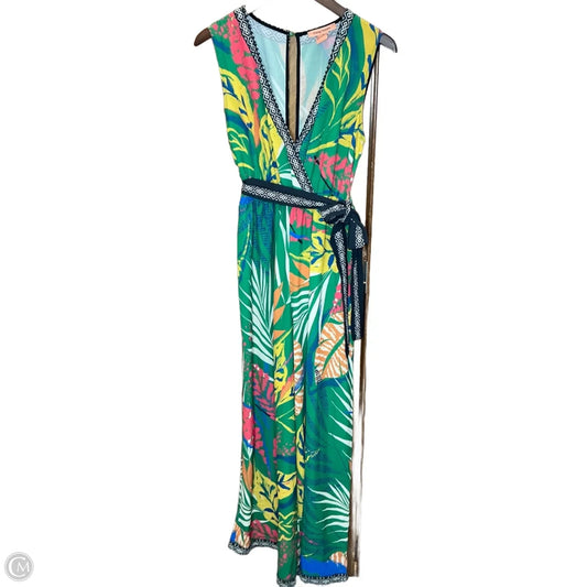 Jumpsuit By Flying Tomato In Tropical Print, Size: M