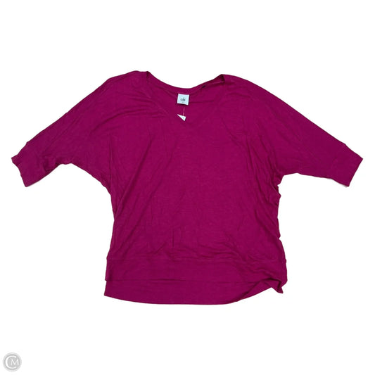 Top Short Sleeve By Cabi In Pink, Size: M