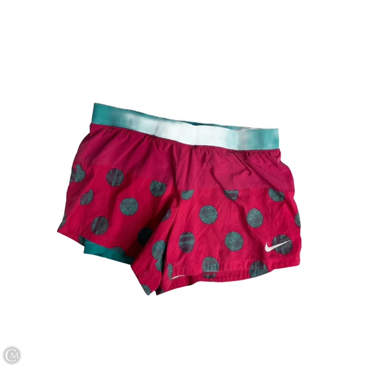 Athletic Shorts By Nike Apparel In Polkadot Pattern, Size: M