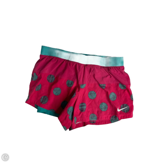 Athletic Shorts By Nike Apparel In Polkadot Pattern, Size: M