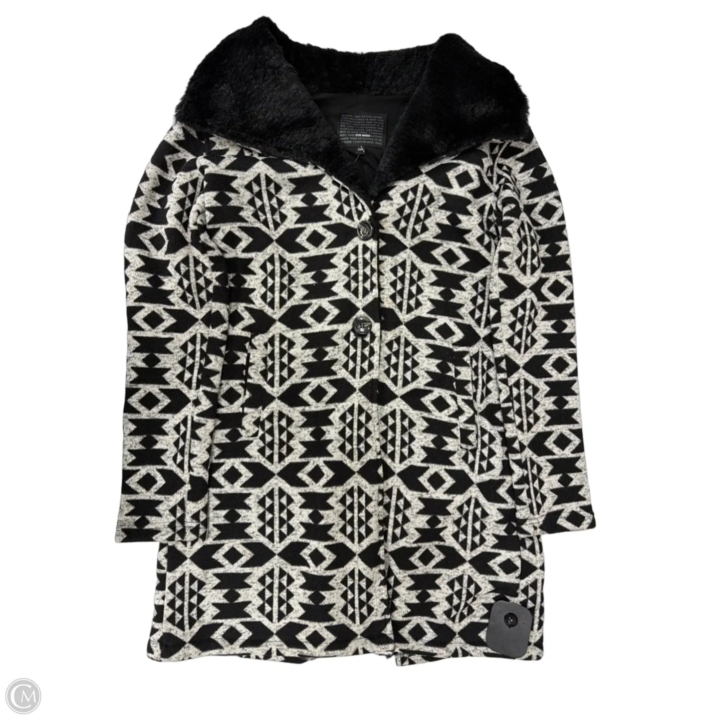 Jacket Other By Steve Madden In Black & Grey, Size: S