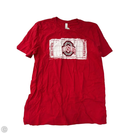 Top Short Sleeve Basic By Bella + Canvas In Red, Size: L