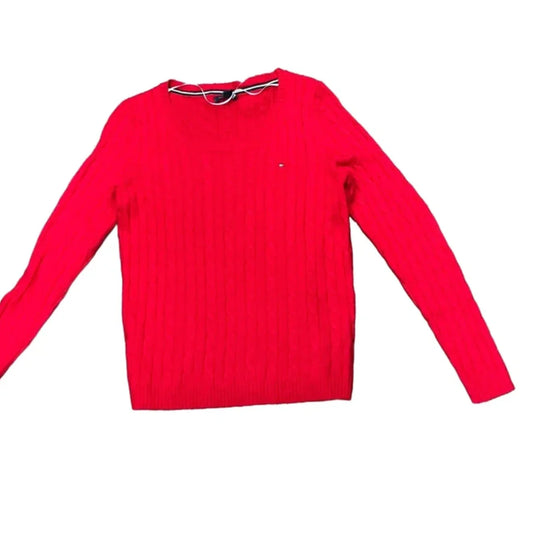 Sweater By Tommy Hilfiger In Red, Size: M