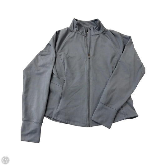 Athletic Jacket By Jockey In Blue, Size: L