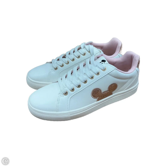 Shoes Sneakers By Disney In White, Size: 9
