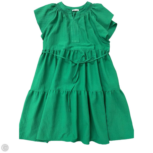 Dress Casual Short By Calvin Klein In Green, Size: L