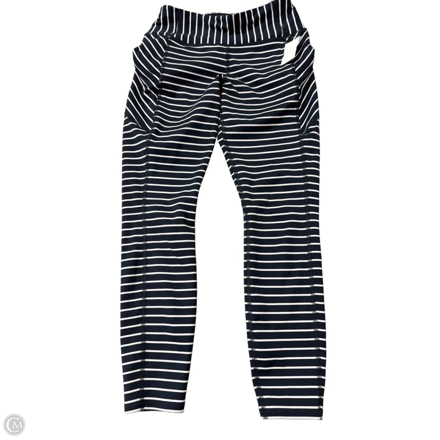 Athletic Leggings By Athleta In Striped Pattern, Size: Xs