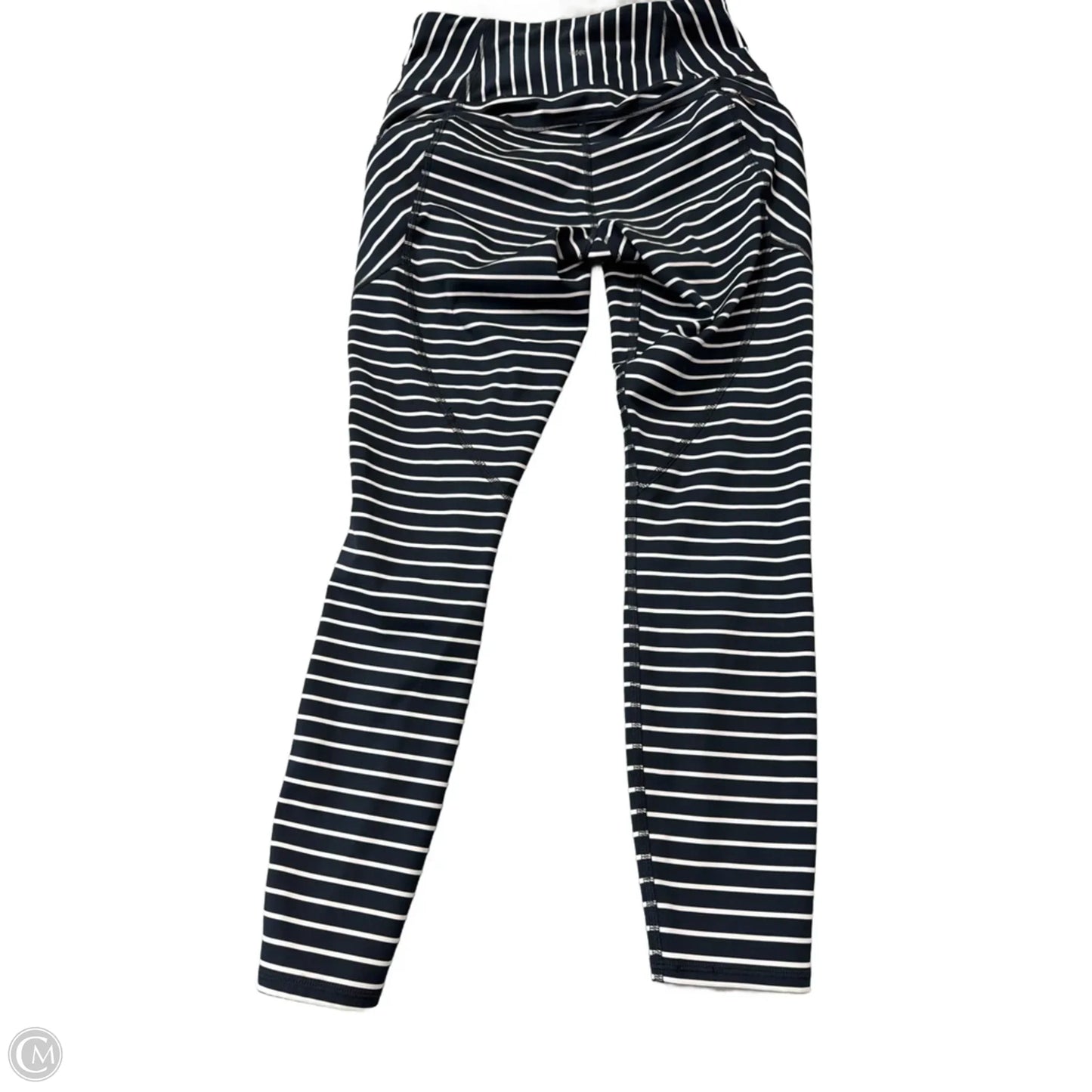 Athletic Leggings By Athleta In Striped Pattern, Size: Xs