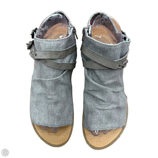 Sandals Flats By Blowfish In Grey, Size: 8