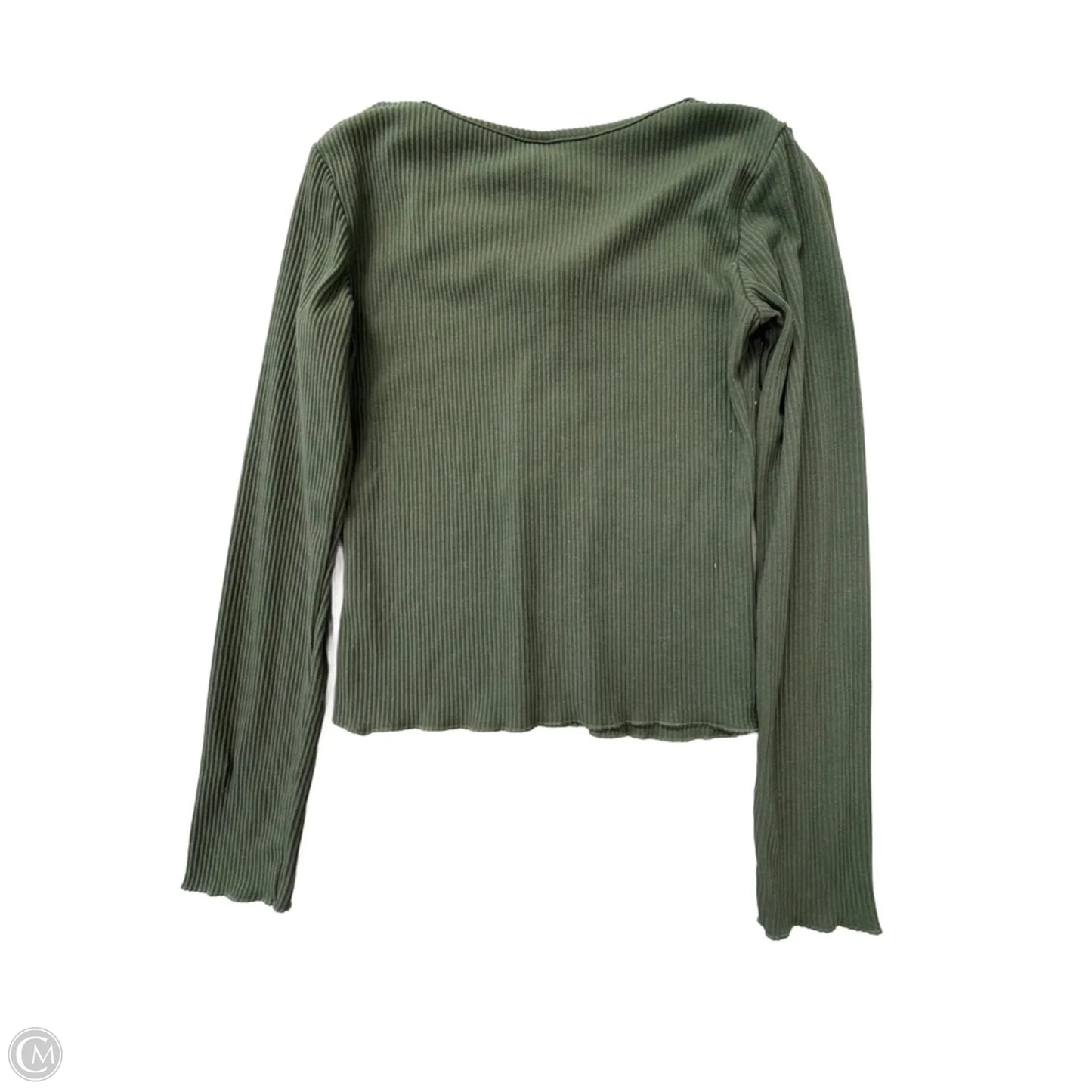 Top Long Sleeve By Dazy In Green, Size: M