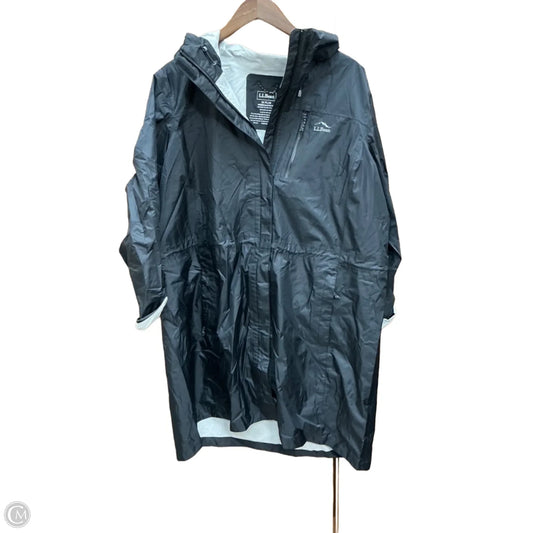 Jacket Windbreaker By L.l. Bean In Black, Size: 2x