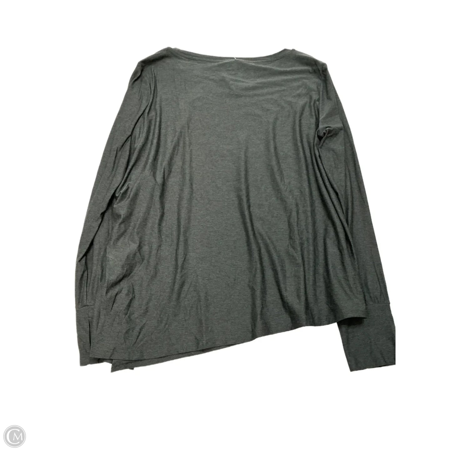 Athletic Top Long Sleeve Crewneck By Old Navy In Grey, Size: L