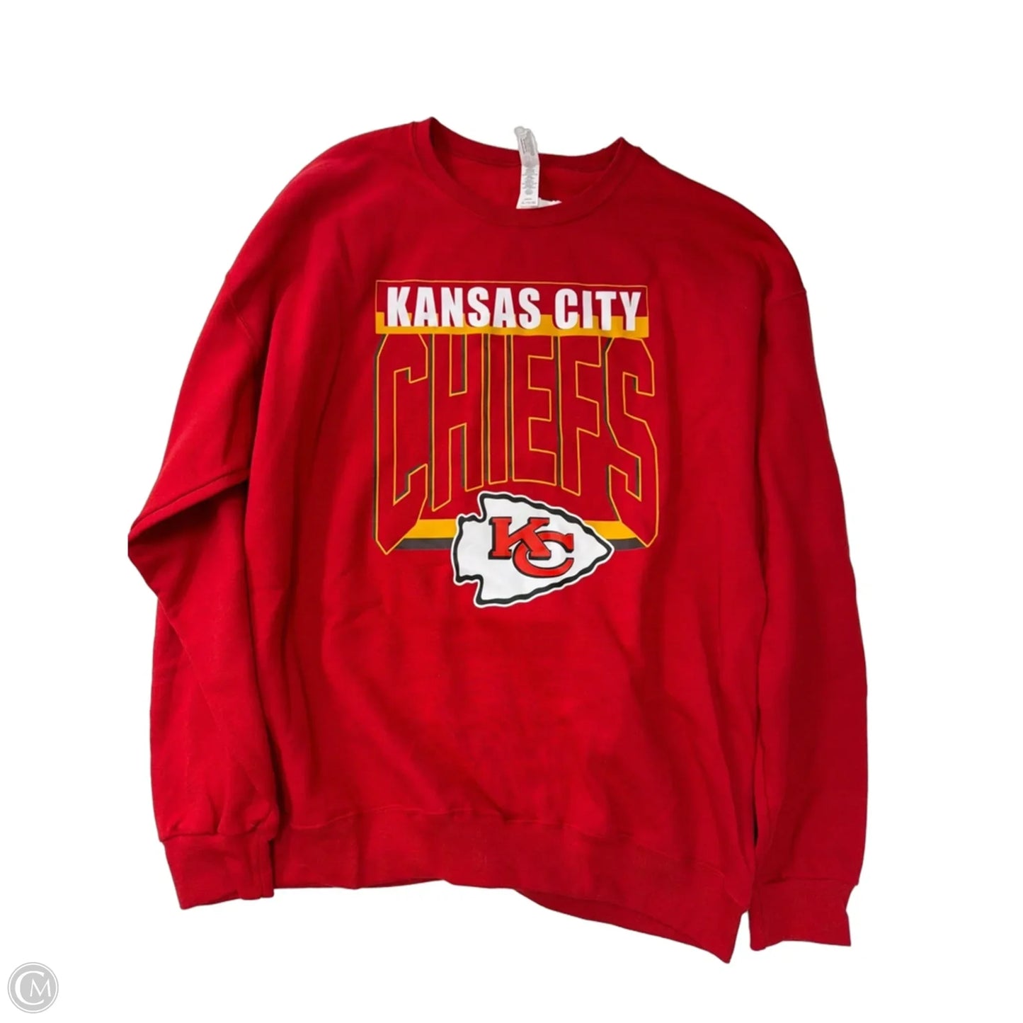 Sweatshirt Crewneck By Jerzees In Red, Size: Xl