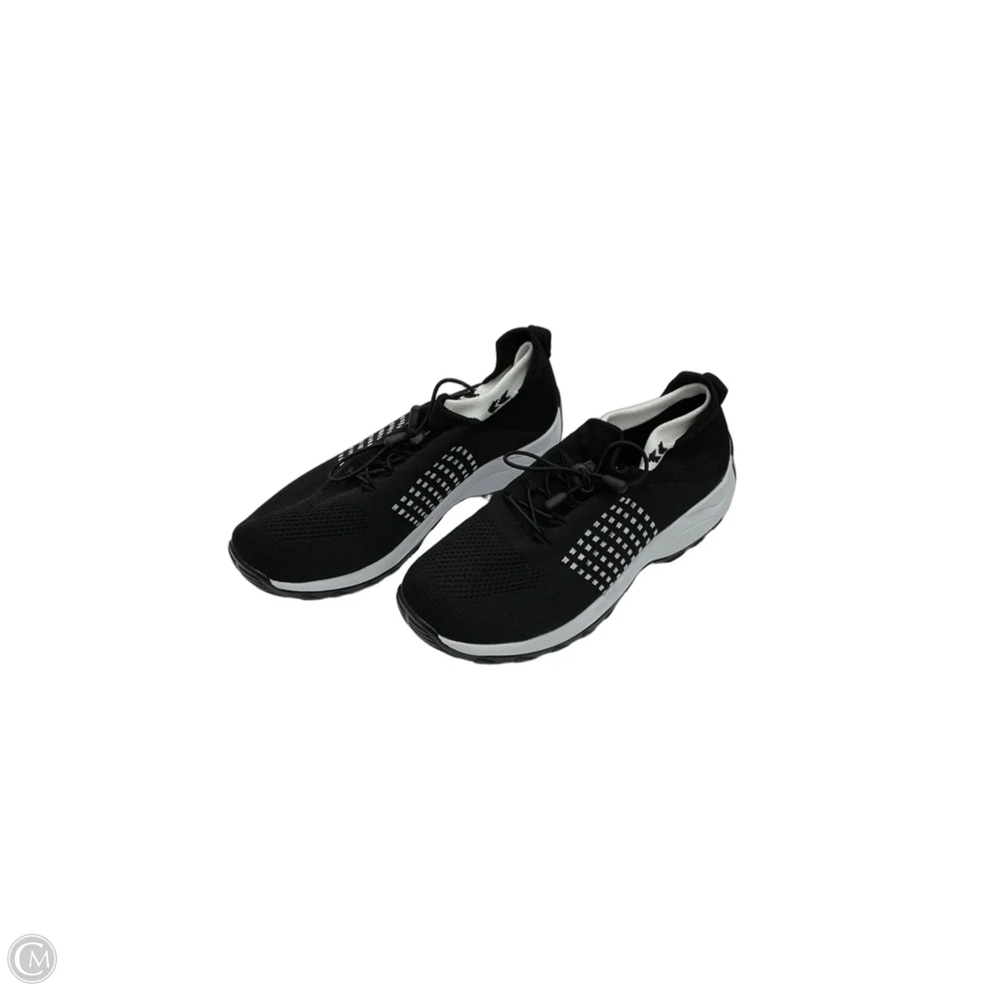 Shoes Sneakers By Clothes Mentor In Black & White, Size: 10
