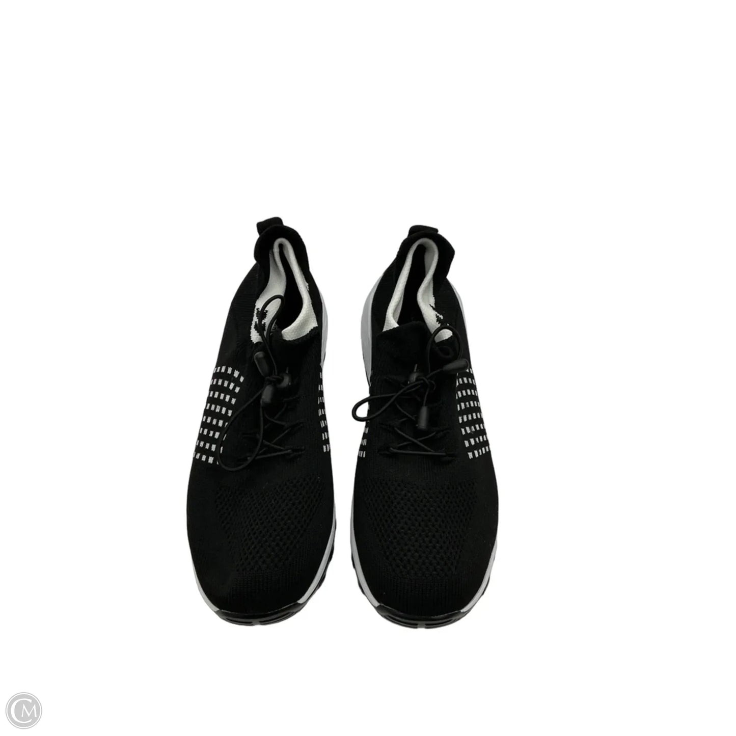 Shoes Sneakers By Clothes Mentor In Black & White, Size: 10