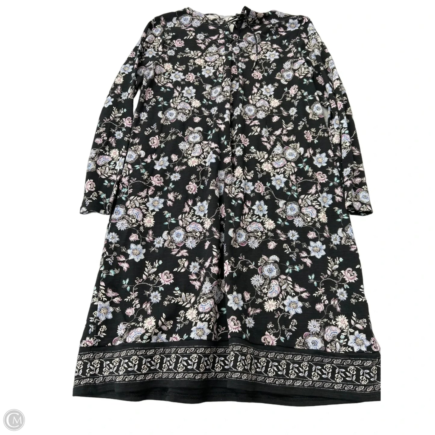 Dress Casual Midi By J. Jill In Floral Print, Size: M