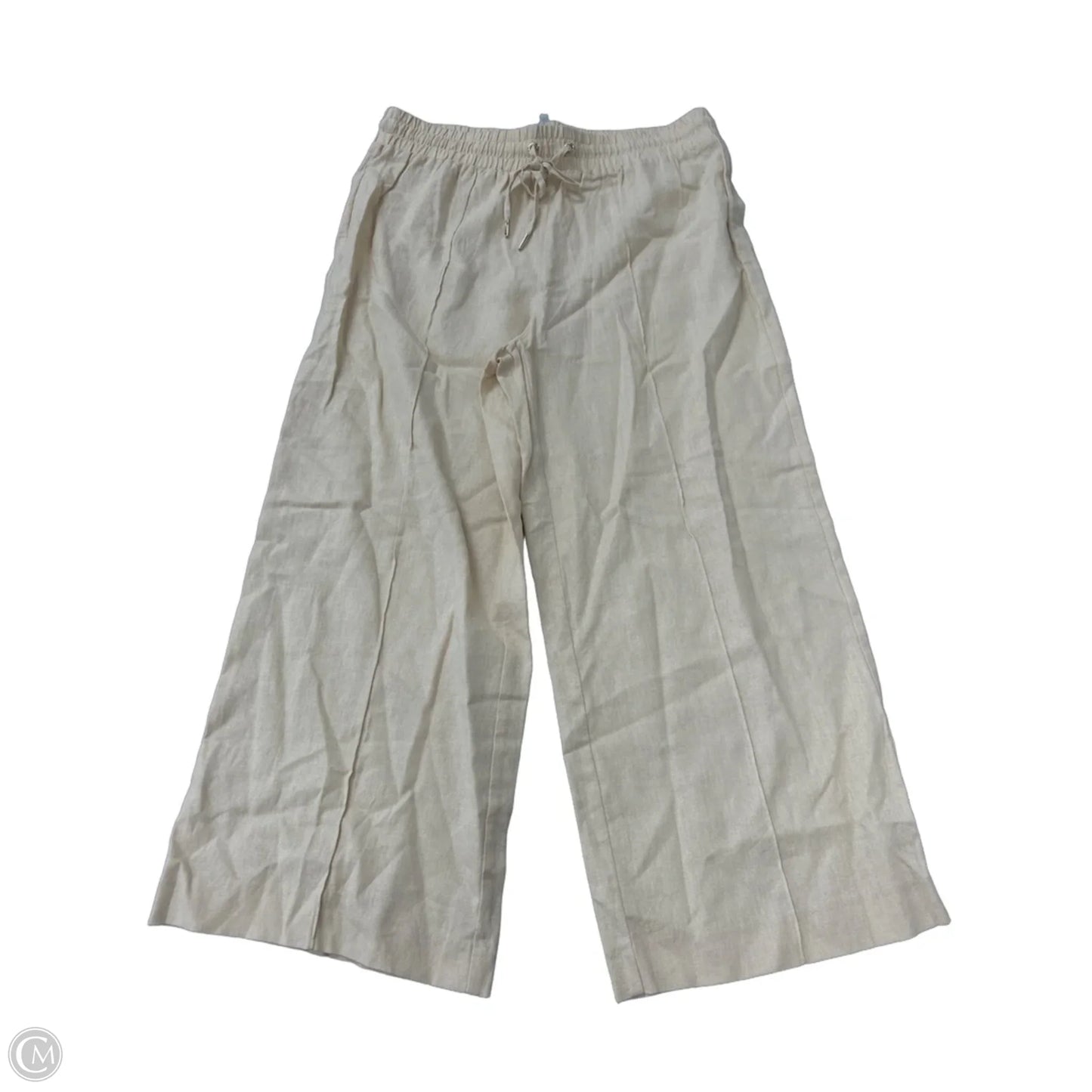 Pants Linen By Anne Klein In Yellow, Size: 8