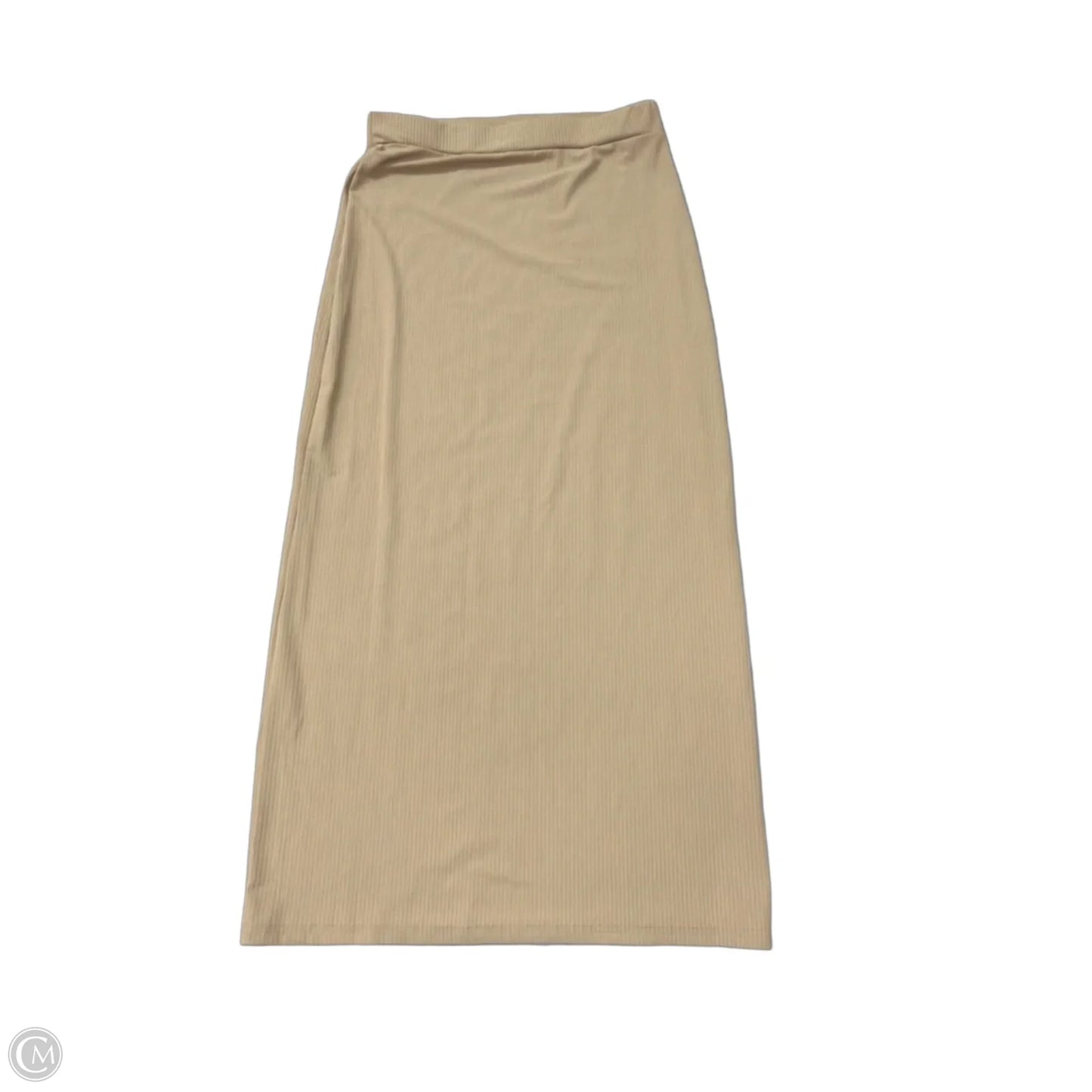 Skirt Maxi By Clothes Mentor In Tan, Size: L