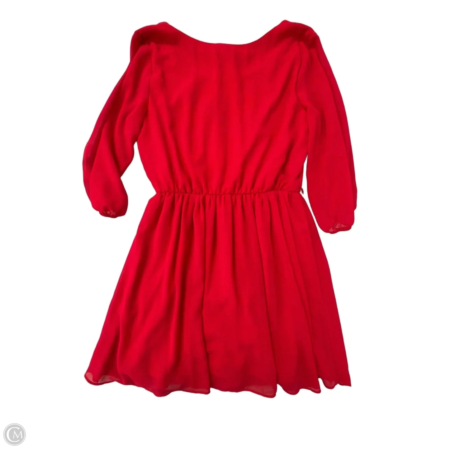 Dress Casual Short By By & By In Red, Size: Xl