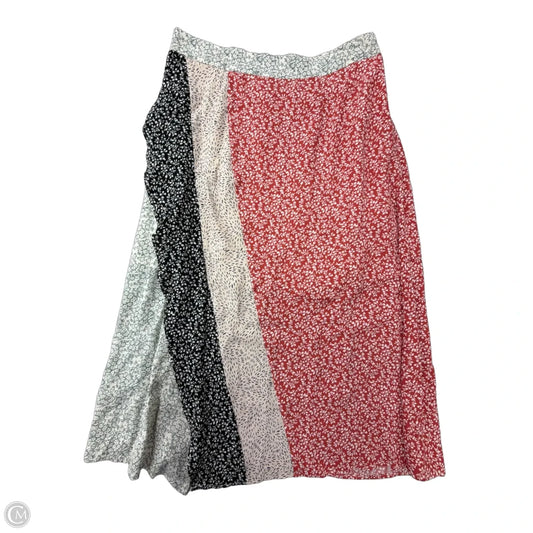 Skirt Midi By Skies Are Blue In Multi-colored, Size: M