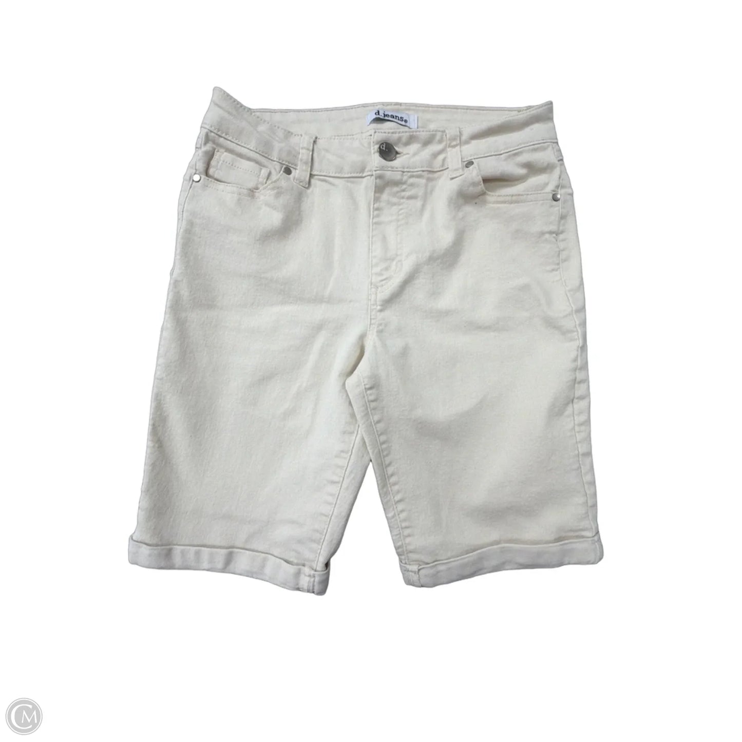 Shorts By D Jeans In Cream Denim, Size: 6