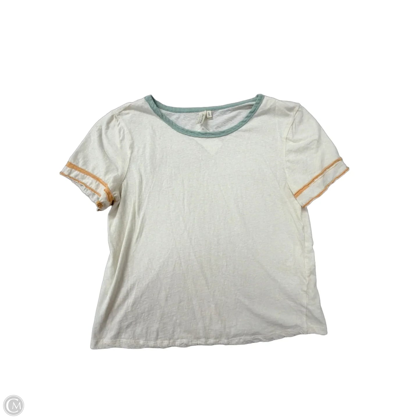 Top Short Sleeve By Hayden La In Cream, Size: S