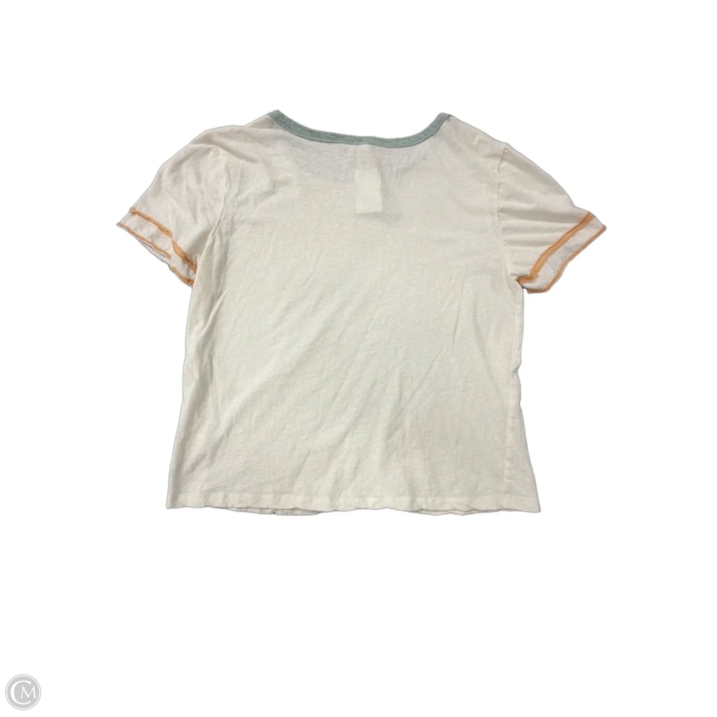 Top Short Sleeve By Hayden La In Cream, Size: S