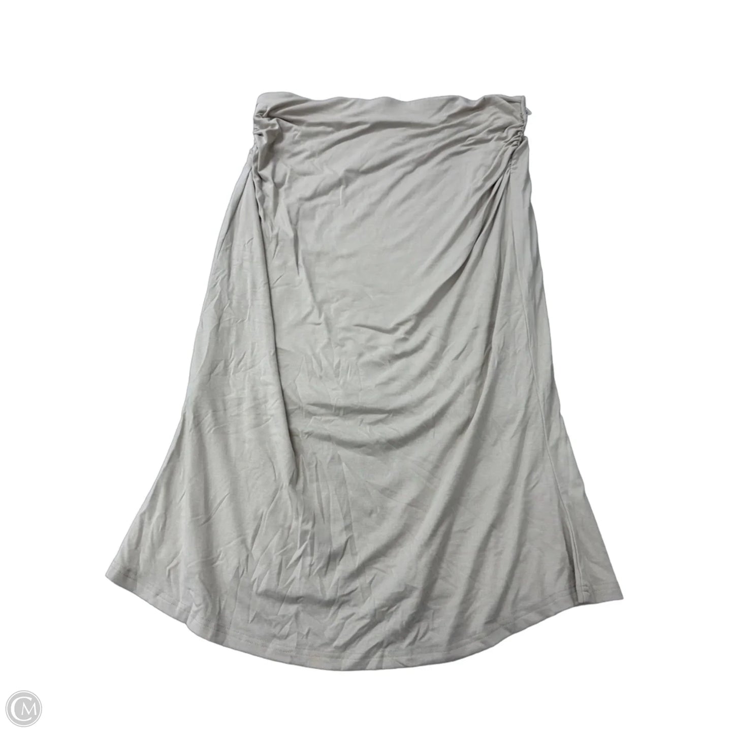 Skirt Midi By ogl In Beige, Size: 2x