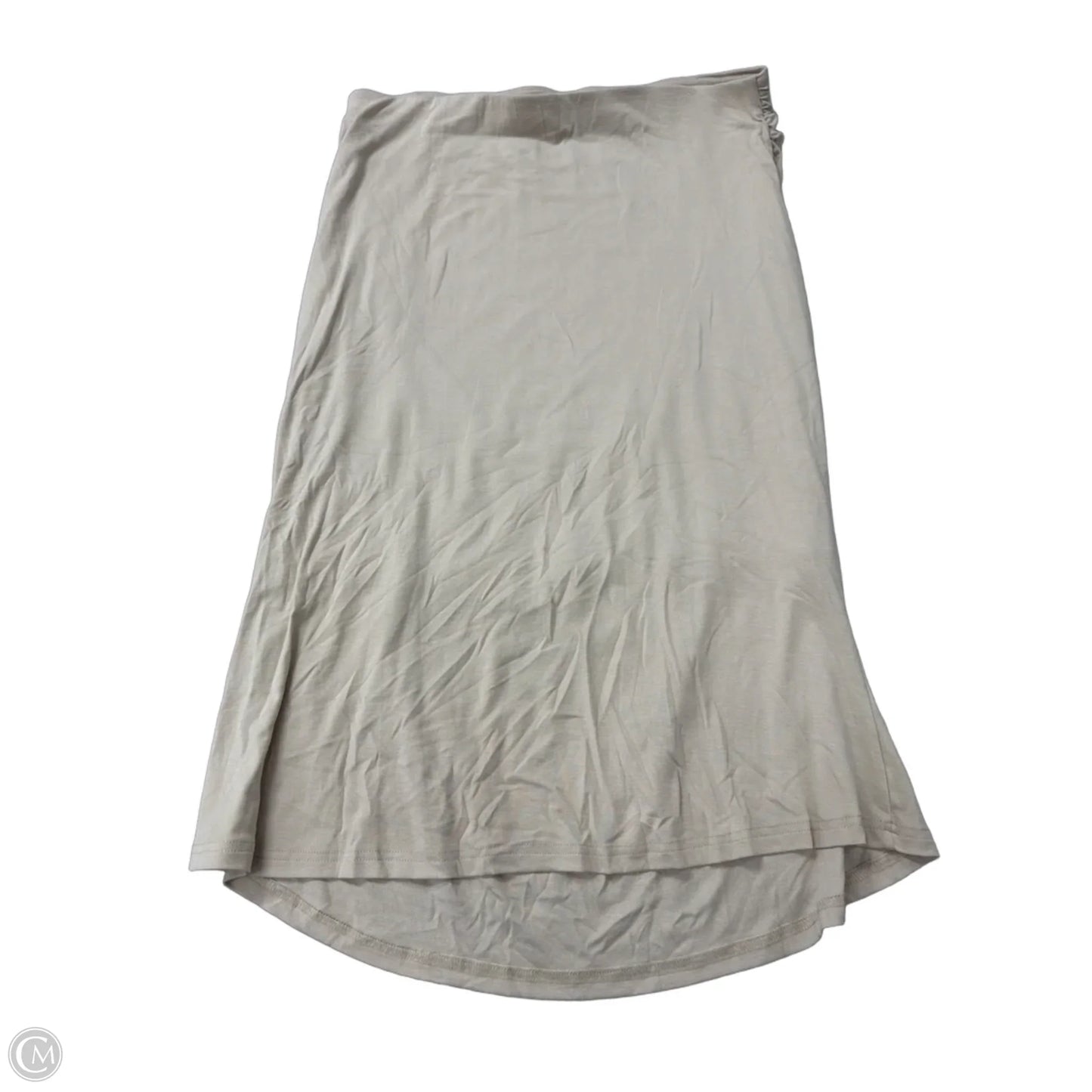 Skirt Midi By ogl In Beige, Size: 2x