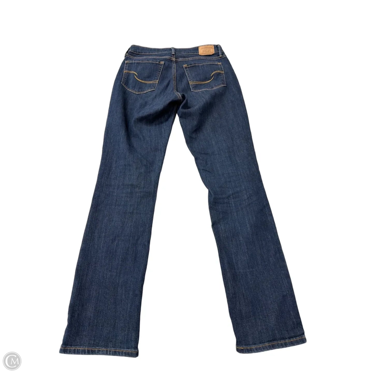 Jeans Straight By Levis Signature In Blue Denim, Size: 6