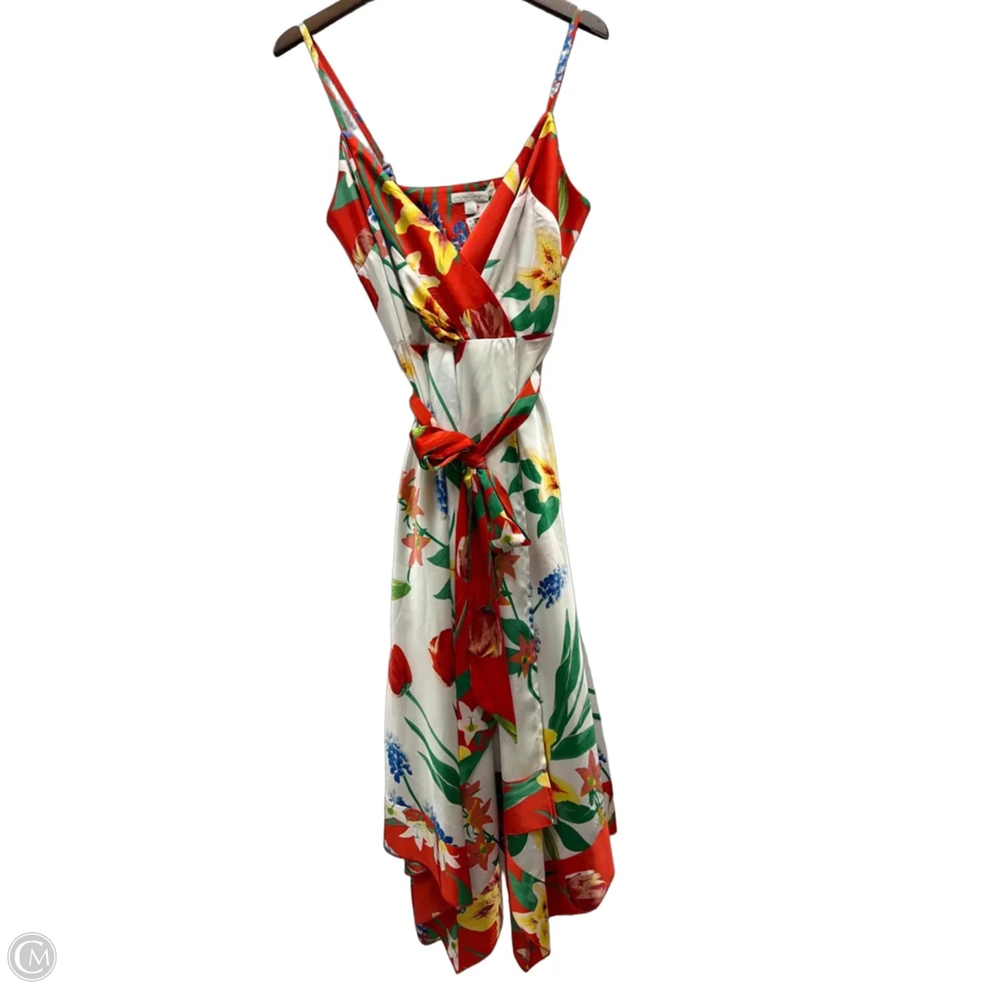 Dress Casual Midi By New York And Co In Floral Print, Size: S