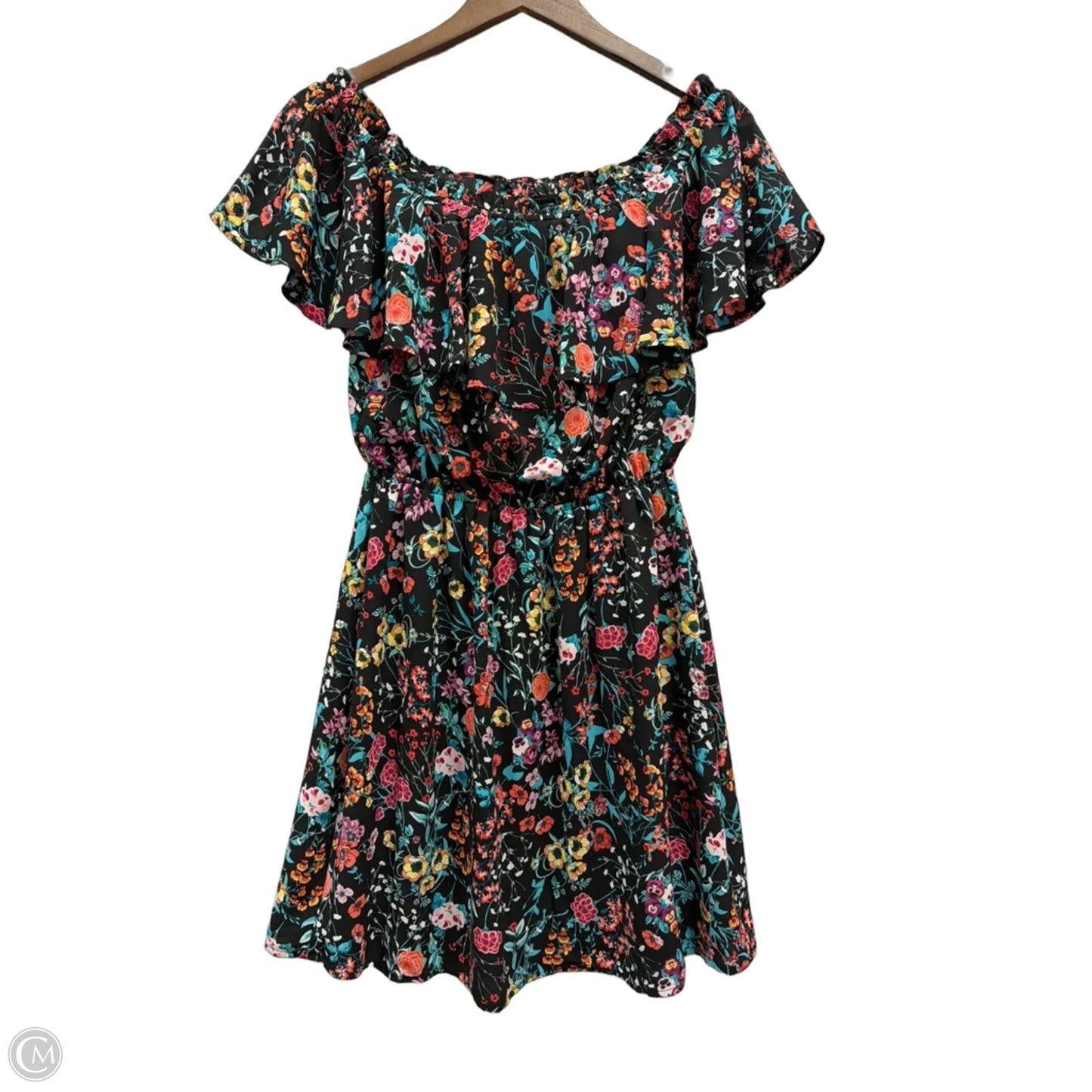 Dress Casual Short By Express In Floral Print, Size: S