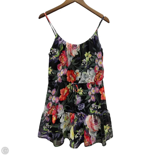 Romper By Express In Floral Print, Size: M