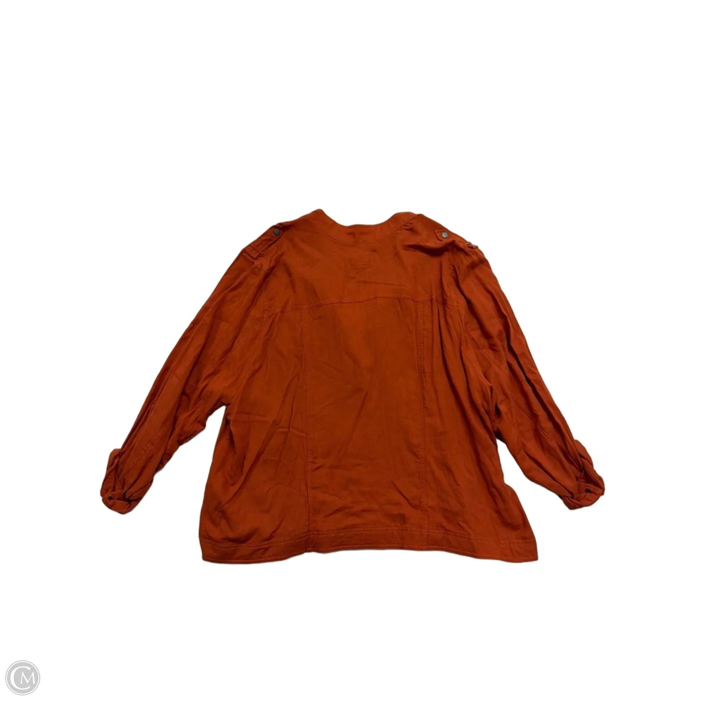 Jacket Utility By Torrid In Brown, Size: 5x
