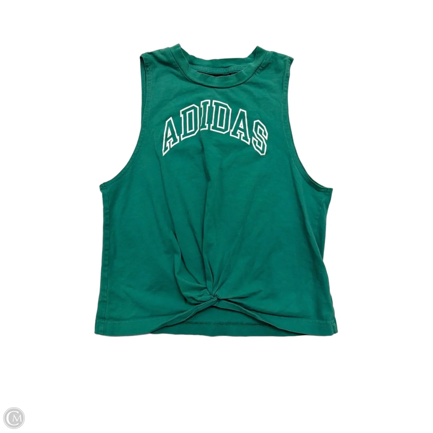 Athletic Tank Top By Adidas In Green, Size: Xs