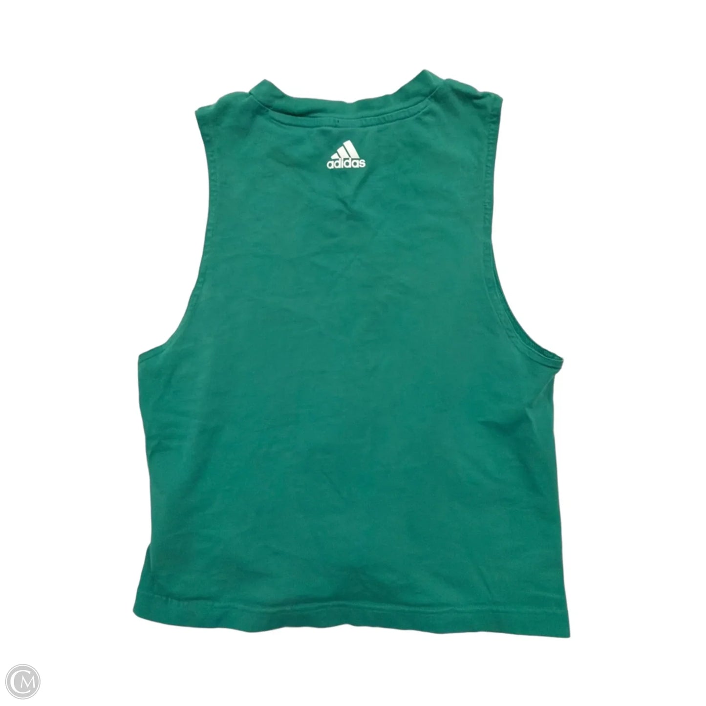 Athletic Tank Top By Adidas In Green, Size: Xs