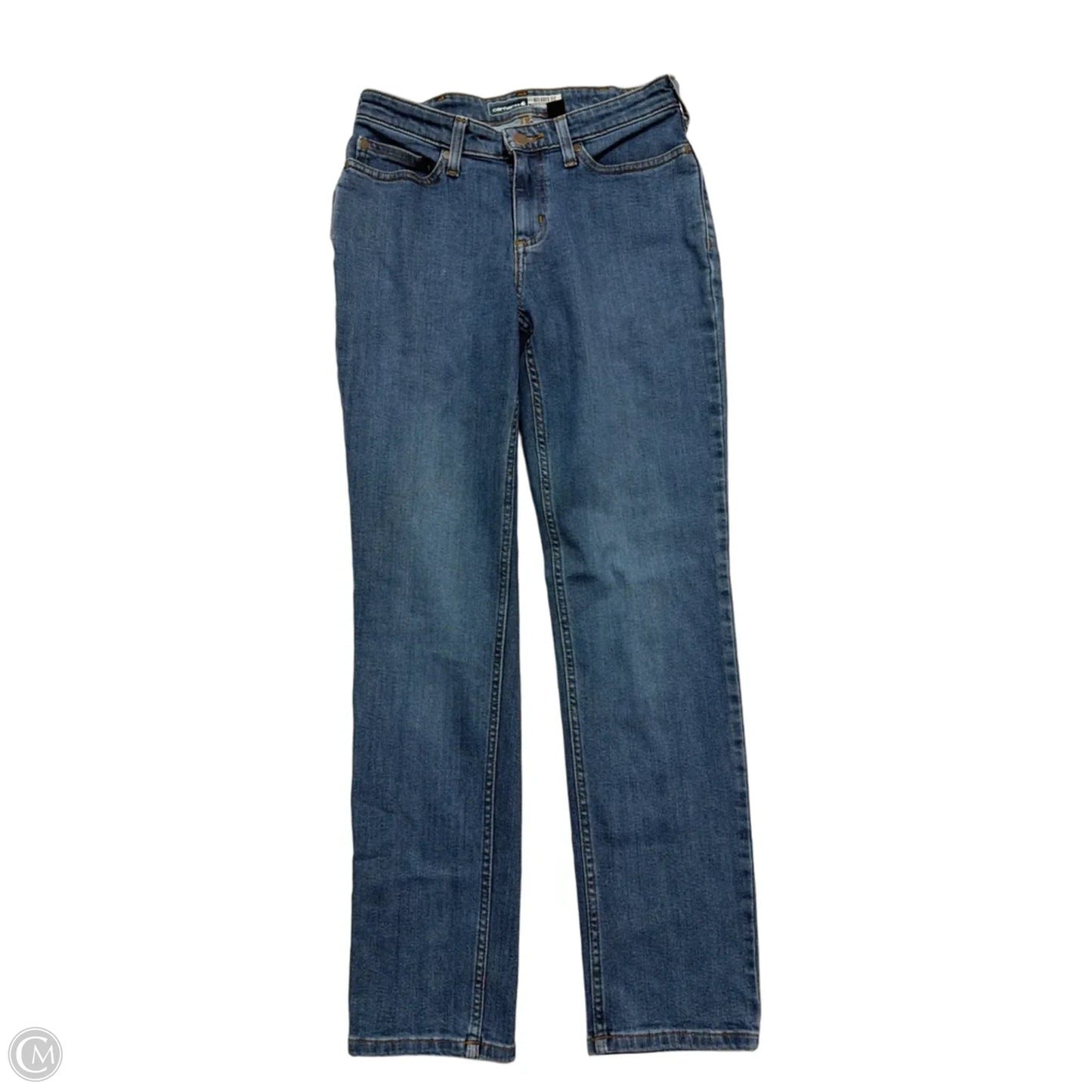 Jeans Straight By Carhartt In Blue Denim, Size: 2