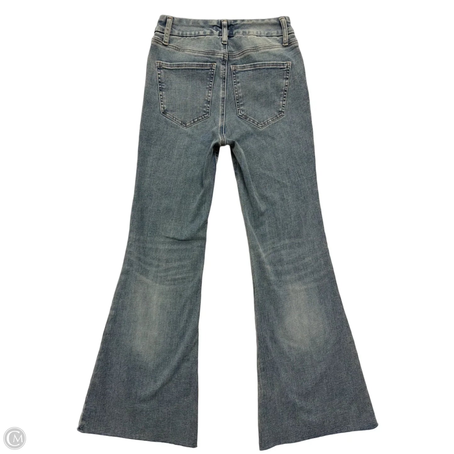 Jeans Flared By Express In Blue Denim, Size: 2