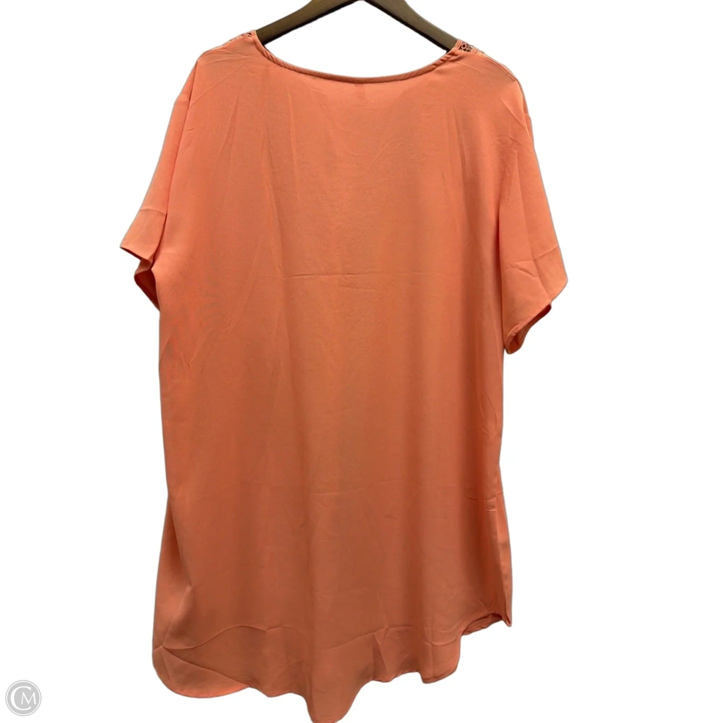 Dress Casual Midi By Cme In Peach, Size: 2x